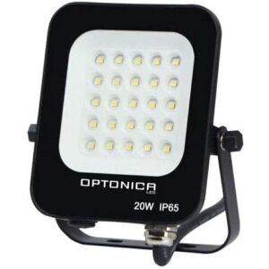 Projecteur LED Extérieur SMD 20W IP65 Noir - Blanc Neutre 4000K - 5500K - SILAMP