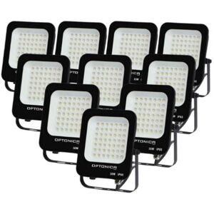 Projecteur LED Extérieur SMD 30W IP65 Noir (Pack de 10) - Blanc Chaud 2300K - 3500K - SILAMP