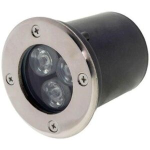 Spot Extérieur Encastrable LED IP65 220V Sol 3W 18° - Blanc Froid 6000K - 8000K - SILAMP