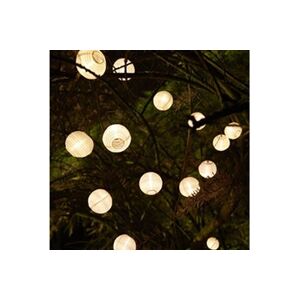 Cemonjardin Guirlande lumineuse solaire 20 lanternes - Publicité
