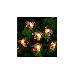 GENERIQUE Guirlande lumineuse exterieur lampe solaire, 50 led 7 m 8 modes étanche eclairage d'ambiance jolies décoration lumière pour jardin terrasse clôture - Publicité