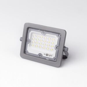 Projecteur Extérieur Led Premium 20w 6500k 2000lm Ip65 Eco Light - Electrique - Gris - Neuf - 2 Ans De Garantie - Publicité