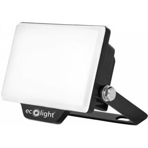 Projecteur Extérieur Led - Eco Light - Nl-2 - Noir - 4000k - 10w - 900lm - Ip65 - Publicité