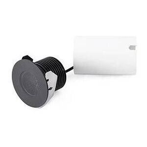 Faro Grund - Lampe De Sol Encastrée À Led D'extérieur Noir Anodisé 13w 3000k Ip67 - Publicité