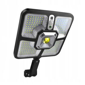 Applique solaire avec détecteur de mouvement, panneau externe, 220 LED COB, 4 modes, IP65, 23x36,5x4,5 cm, Izoxis