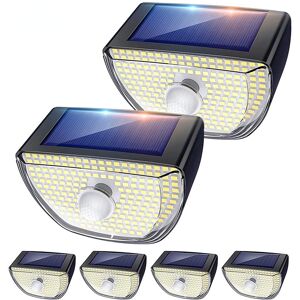 3 modes de capteur de mouvement détection du corps humain 200 LED lumière solaire extérieure ultra lumineuse étanche lumière de jardin solaire cour lumière de garage, lumière du soleil - Publicité