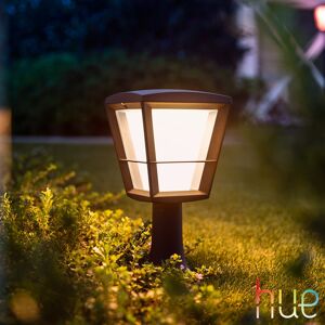 Philips Hue Econic Borne lumineuse sur socle à LED RVBB, 1744130P7,