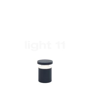 Delta Light Bazil Borne d'éclairage LED, gris foncé/aluminium anodisé, 21,5 cm