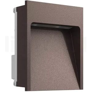 Flos May Way Applique encastrée LED, marron foncé - 11 cm - 10 cm