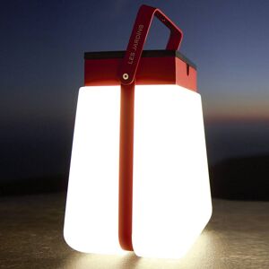 Lanterne solaire LED Bump 300 portable, rouge