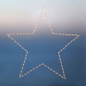 Étoile déco LED Liva Star, dorée, Ø 70 cm