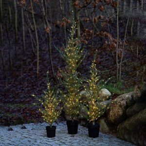 Arbre à LED Milas Cedar Tree en pot, pour l'extérieur