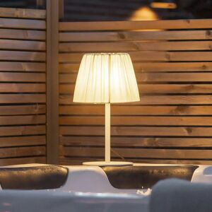 PR Home Lampe de table d'extérieur Agnar, blanc / beige, 57 cm - Publicité