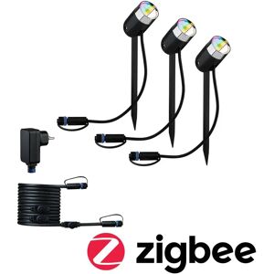 Paulmann Plug & Shine Pike ZigBee RGBW lot 3 base - Publicité