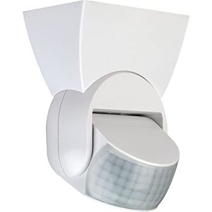 Luceco Lampe LED d’extérieur inclinable et pivotante avec capteur de mouvement PIR, blanc - Publicité