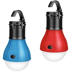 Eletorot Set Tente Lampe Camping Lampe Ampoule LED éclairage de Secours COB 150 LM pour Le Camping Aventure pêche Garage Cas d'urgence Panne de Courant étanche - Publicité