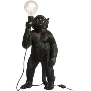 Jolipa Grande Lampe Singe Debout 55 cm Noir 25x55x26cm