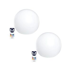 LUMISKY lot de 2 boules lumineuses sans fil LED D30CM