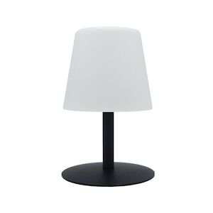 LUMISKY lampe de table sans fil pied en acier noir LED blanc chaud/blanc dimmable STANDY MINI Dark H25cm