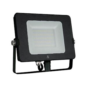 Aslo Projecteur LED noir 20W SMD 1600Lm Blanc chaud 3000K 230V ASLO