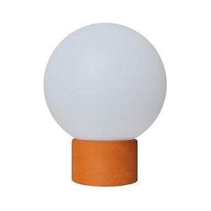 LUMISKY lampe de table touch effet beton orange LED h 25 cm