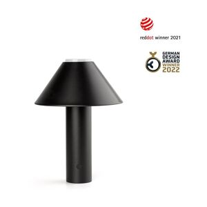 Lampe sans fil en aluminium noir 17,5x24cm Fuji - Faro Barcelona - Publicité