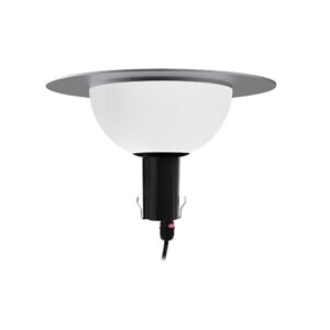 Mareco Luce Diffuseur Mareco Saturno FBT avec connexion E27 Gris RAL9006 1033101M