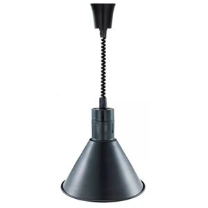 Dynasteel Lampe Chauffante Conique Noire avec Ampoule