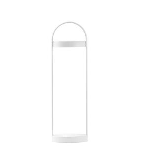 Pedrali Lampe à poser extérieur Pedrali GIRAVOLTA-Lampe baladeuse d'extérieur LED rechargeable H50cm Blanc