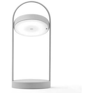 Lampe a poser exterieur Pedrali GIRAVOLTA-Lampe baladeuse d'exterieur LED rechargeable H33cm Gris