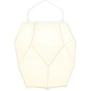 Lampe a poser exterieur Maiori COUTURE-Lampe d'exterieur LED solaire Aluminium/Batyline H56cm Blanc