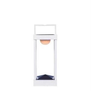 Maiori Lampe à poser extérieur Maiori PARC M-Lampe à poser/Applique d'extérieur LED solaire Aluminium H40cm Blanc