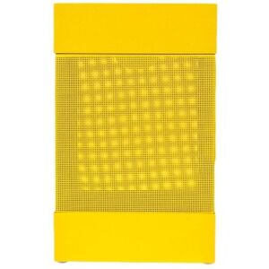 Lampe a poser exterieur Maiori POSE 03-Lanterne d'exterieur LED solaire Aluminium/Textile outdoor H25cm Jaune