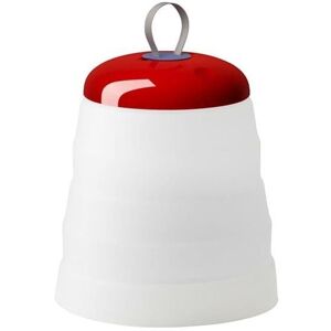 Lampe a poser exterieur Foscarini CRI CRI-Lampe a poser d'exterieur LED rechargeable Silicone/Plastique H31cm Rouge