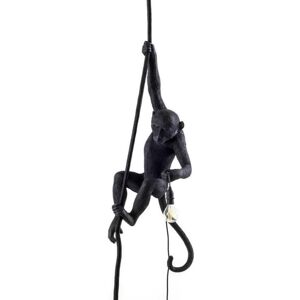 Seletti Suspension extérieur Seletti MONKEY-Suspension d'extérieur Singe suspendu abat-jour H80cm Noir