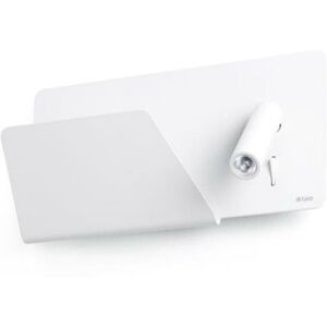 Applique murale Faro SUAU-Applique avec port USB Metal gauche L28cm Blanc