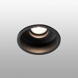 Spot Faro HYDE-Spot encastrable LED Metal IP44 avec porte-lampe Ø8.9cm Noir