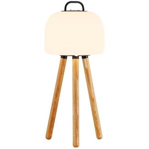 Nordlux Lampe à poser extérieur Nordlux KETTLE-Lampe d'extérieur Trépied Bois H54cm Bois