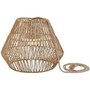 Suspension exterieur New Garden SISINE-Suspension d'exterieur LED Rotin 3 intensites rechargeable Ø40cm Beige