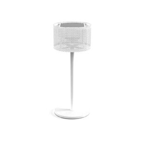 Maiori Lampe à poser extérieur Maiori LA LAMPE MINI POSE-Baladeuse Solaire Bluetooth d'Extérieur H28cm Blanc