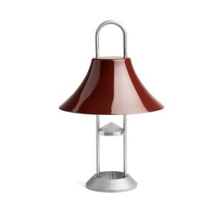Hay Lampe à poser extérieur Hay MOUSQUETON-Lampe sans fil LED d'extérieur avec Variateur H30cm Rouge
