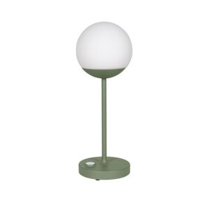 Lampe a poser exterieur Fermob MOOON! MAX-Lampe nomade LED d'exterieur rechargeable H41cm Vert