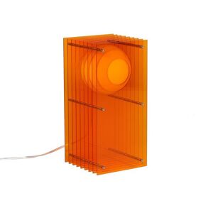BANG Lampe à poser BANG LOP SMALL RECTANGLE-Lampe à poser LED Acrylique H38cm Orange
