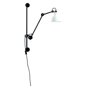 Applique murale DCW Editions Lampe Gras N°210-Applique hauteur réglable acier H78cm Blanc - Publicité