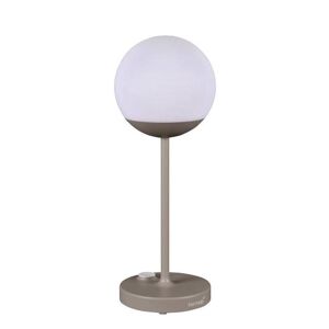 Fermob Lampe à poser extérieur Fermob MOOON!-Lampe nomade LED d'extérieur rechargeable H40cm Beige