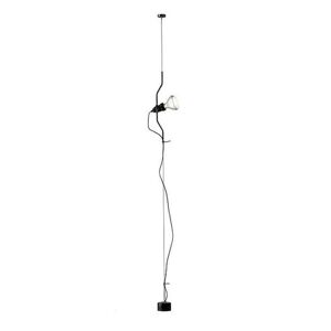 Spot Flos PARENTESI-Spot sur cable vertical H180-400cm Noir