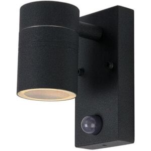 Lucide Applique murale extérieur Lucide ARNE LED-Applique d'extérieur avec Détecteur Métal H16cm Noir