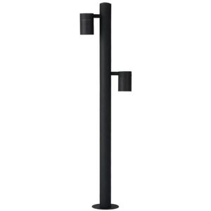 Lucide Borne extérieur Lucide ARNE LED-Borne d'extérieur 2 lumières Métal H90cm Noir