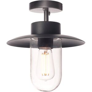 SLV MOLAT, plafonnier extérieur, anthracite, E27, 60W max, IP44 - Lampes sur pied, murales et de plafond (extérieur)