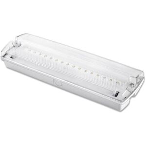 ISOLED Lumiere d'urgence/eclairage des voies d'evacuation a LED UNI4 Autotest 4W, IP65 - Lampes murales et de plafond